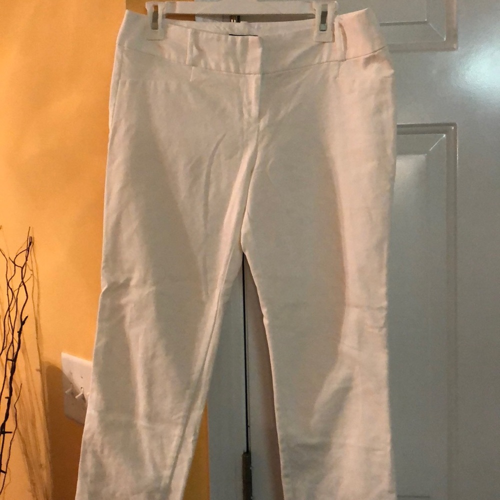 Limited brand white cropped pants